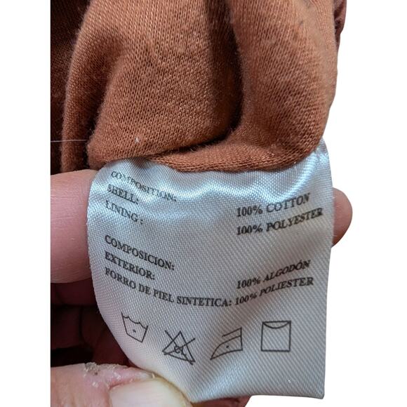 Snobbish Woman Hooded Vest Size M. Salmon Zipper Front Snaps. Pockets - Picture 3 of 4